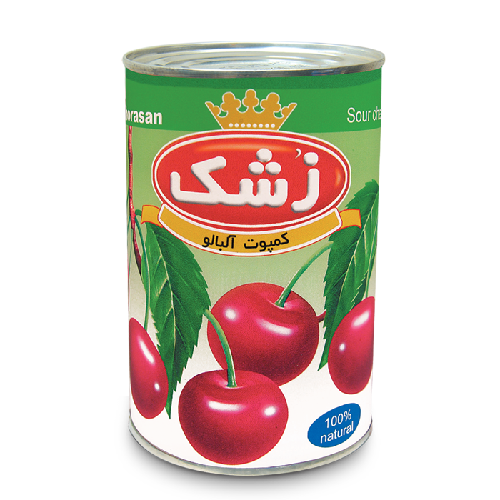 کمپوت آلبالو 380گرمی زشک