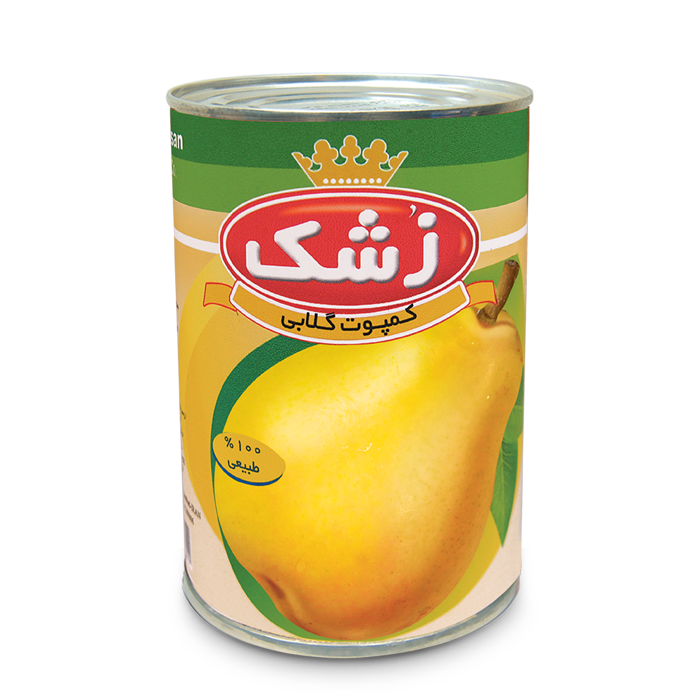 کمپوت گلابی 380 گرمی زشک