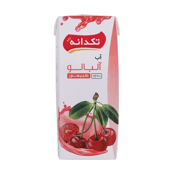 نکتار آلبالو تکدانه حجم 200 میلی لیتر